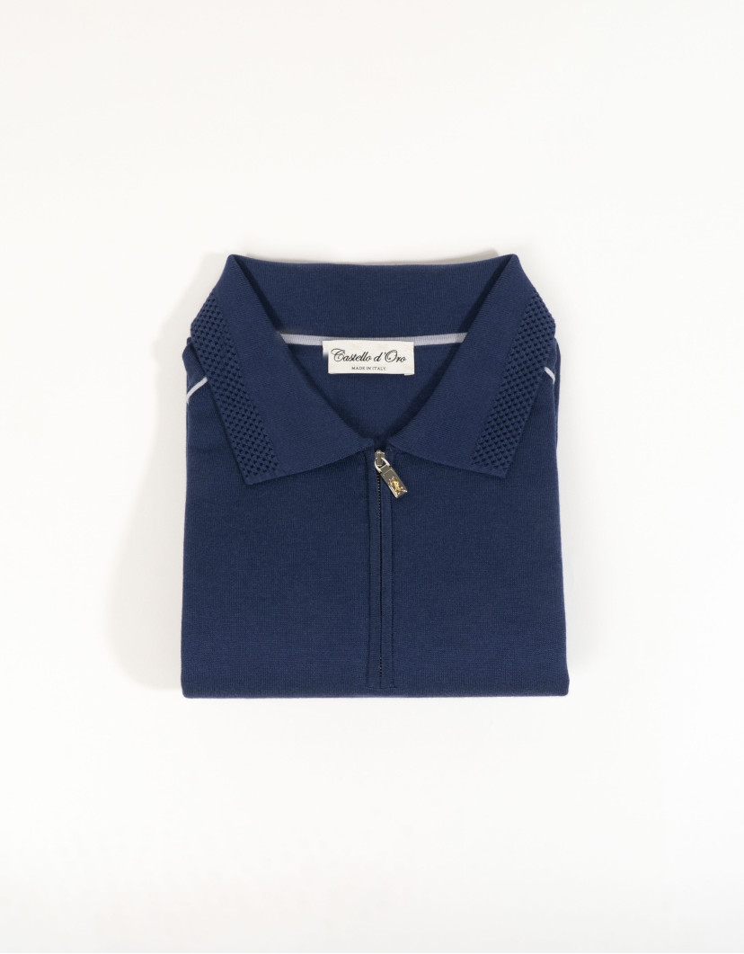 Castello d'Oro Blue Polo T-shirt  image